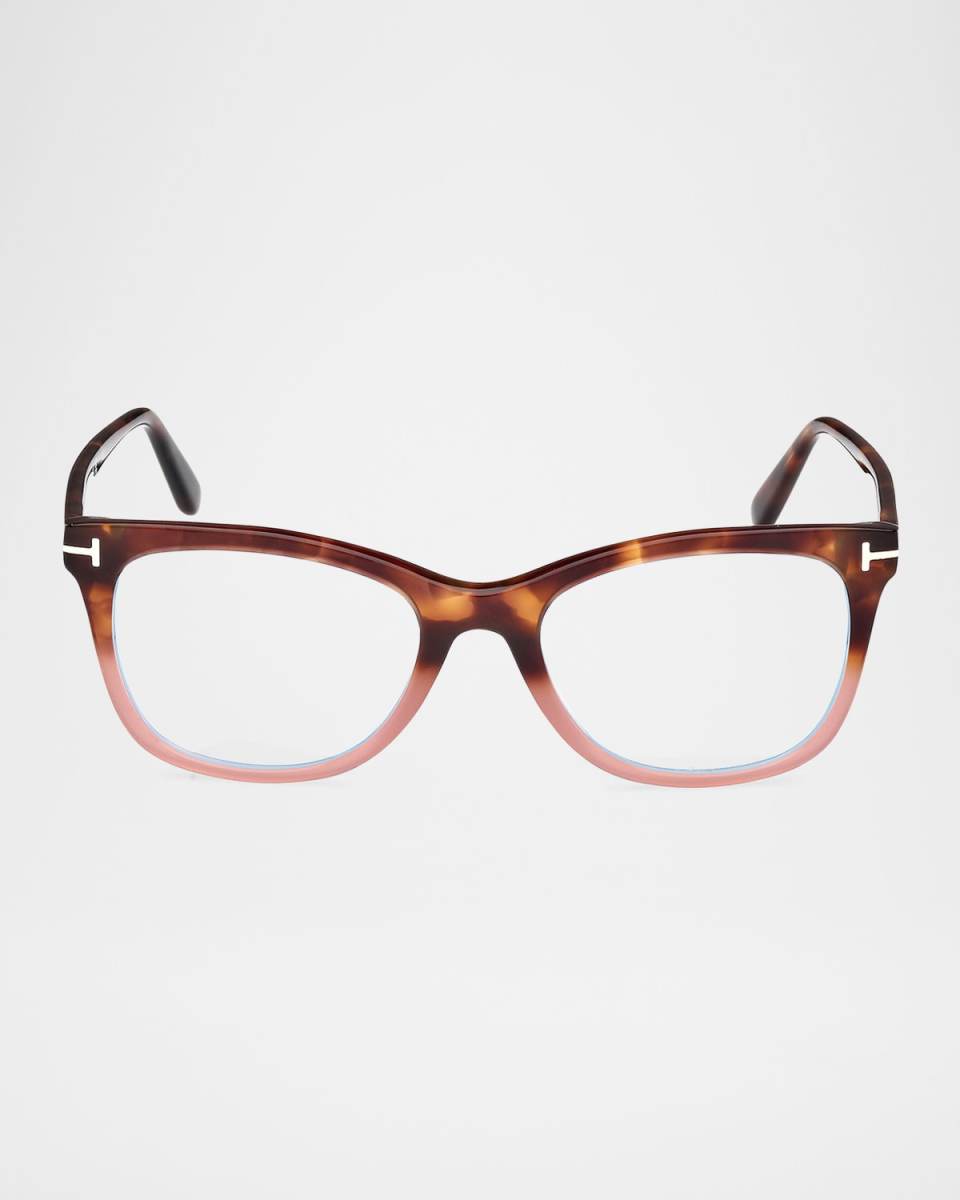 Blue Light Blocking Acetate Square Glasses